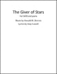 The Giver of Stars SATB choral sheet music cover